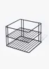 Black Wire Corner Plate Shelf (24cm x 19cm) Image 1