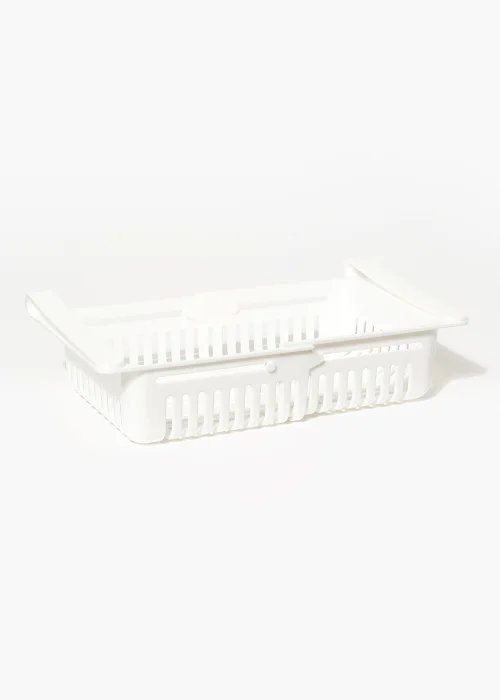 White Fridge Storage Basket (18.5cm x 16.5cm x 8cm) Image 3