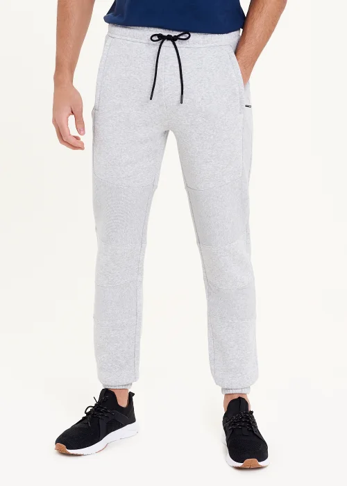 US Athletic Grey Cuffed Panel Joggers - Extra small Image 1