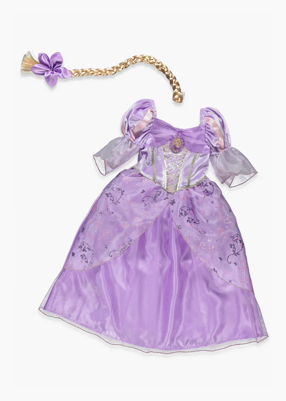 Kids Disney Princess Rapunzel Fancy Dress Costume (3-9yrs) - 3 Yrs | Matalan Kids Disney Princess Rapunzel Fancy Dress Costume (3-9yrs) - 3 Yrs | Matalan