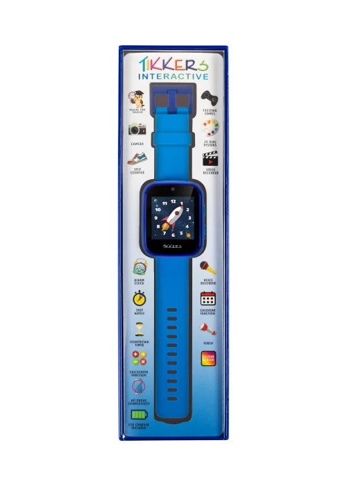 Kids Tikkers Blue Interactive Watch - One Size Image 5