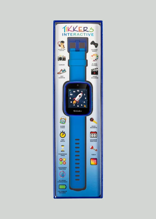 Kids Tikkers Blue Interactive Watch - One Size Image 4