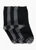 Kids 5 Pack Heel & Toe Socks (Younger 6-Older 6.5) - Sizes 6 - 8.5 Image 1