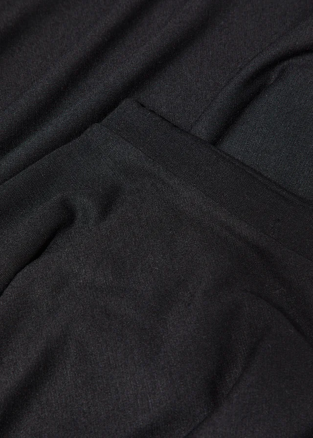 Girls 2 Pack Black Jersey Easy Dressing School Skirts (4-16yrs)