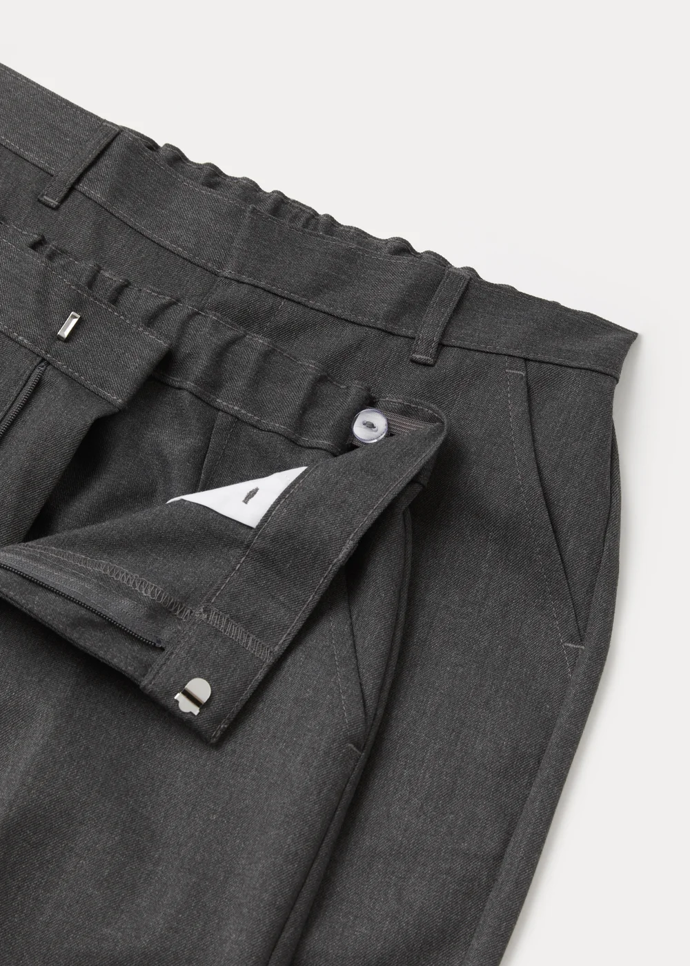 Boys 2 Pack Grey Plus Fit School Trousers (6-13yrs) - 6 Yrs Image 2