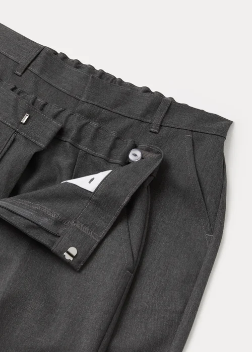 Boys 2 Pack Grey Plus Fit School Trousers (6-13yrs) - 6 Yrs Image 2