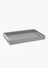 Farhi by Nicole Farhi Faux Leather Tray (46cm x 26cm x 5cm) Image 1