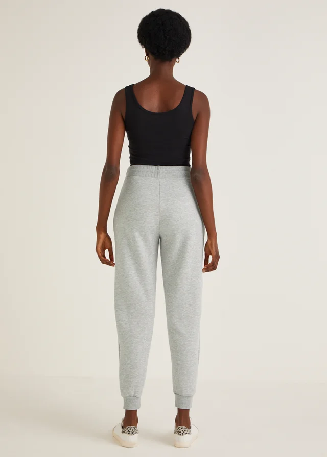 Grey Tapered Jogging Bottoms
