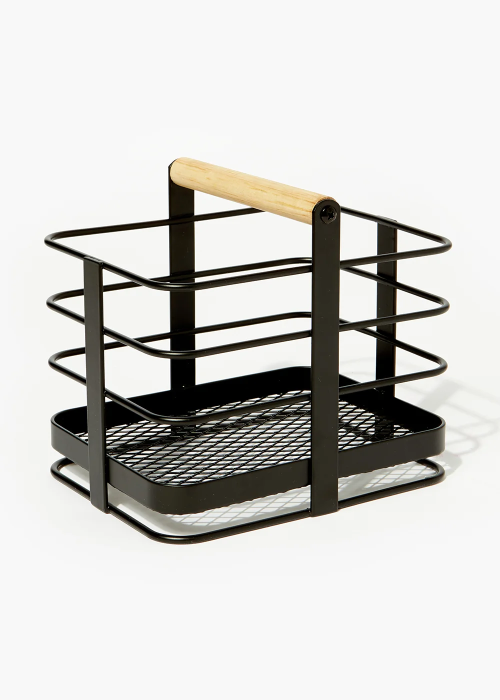 Black Wire Sink Tidy Image 1