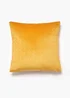 Ochre Pinsonic Velvet Cushion (45cm x 45cm) Image 1