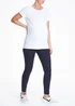 Maternity Rosie Dark Wash Under Bump Jeggings - Size 8 Image 1