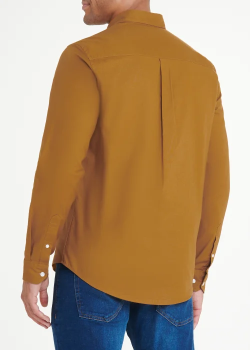 Orange Regular Fit Oxford Shirt - Small Image 2