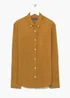 Orange Regular Fit Oxford Shirt - Small Image 4