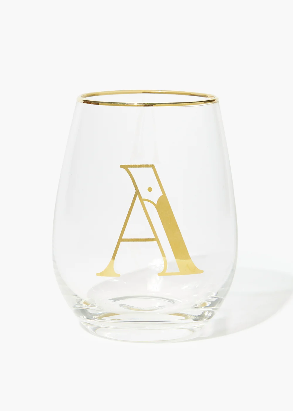 Clear Alphabet Glass (12.5cm x 7cm) - S Image 3