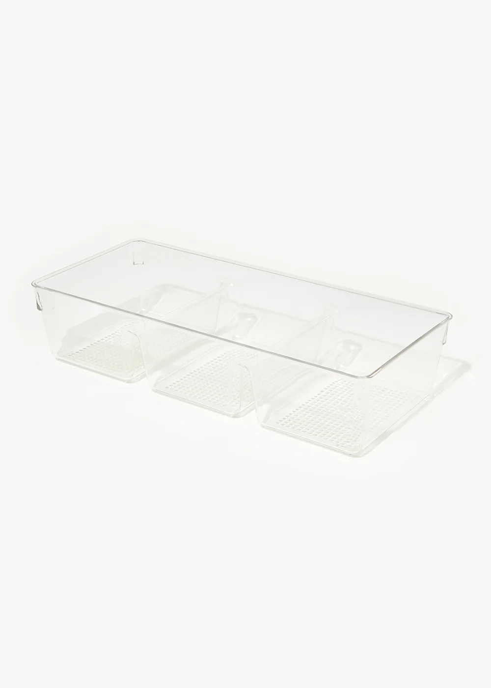 Clear Acrylic Wardrobe Organiser (34cm x 15cm x 7.5cm) Image 1