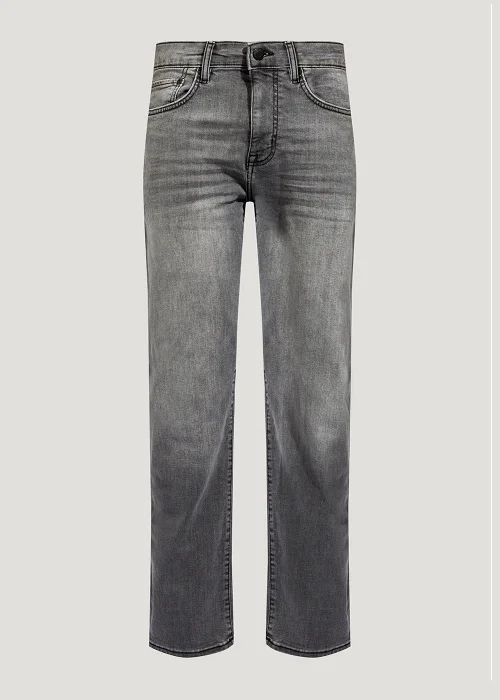 Dark Grey Stretch Straight Fit Jeans - 30 Waist Regular Image 5