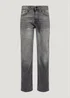 Dark Grey Stretch Straight Fit Jeans - 30 Waist Regular Image 5