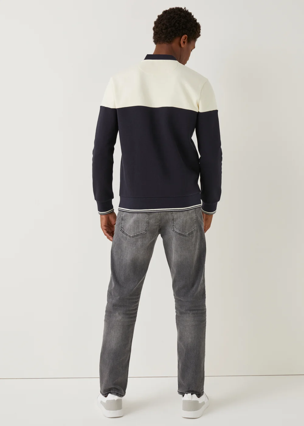 Dark Grey Stretch Straight Fit Jeans - 30 Waist Regular Image 2