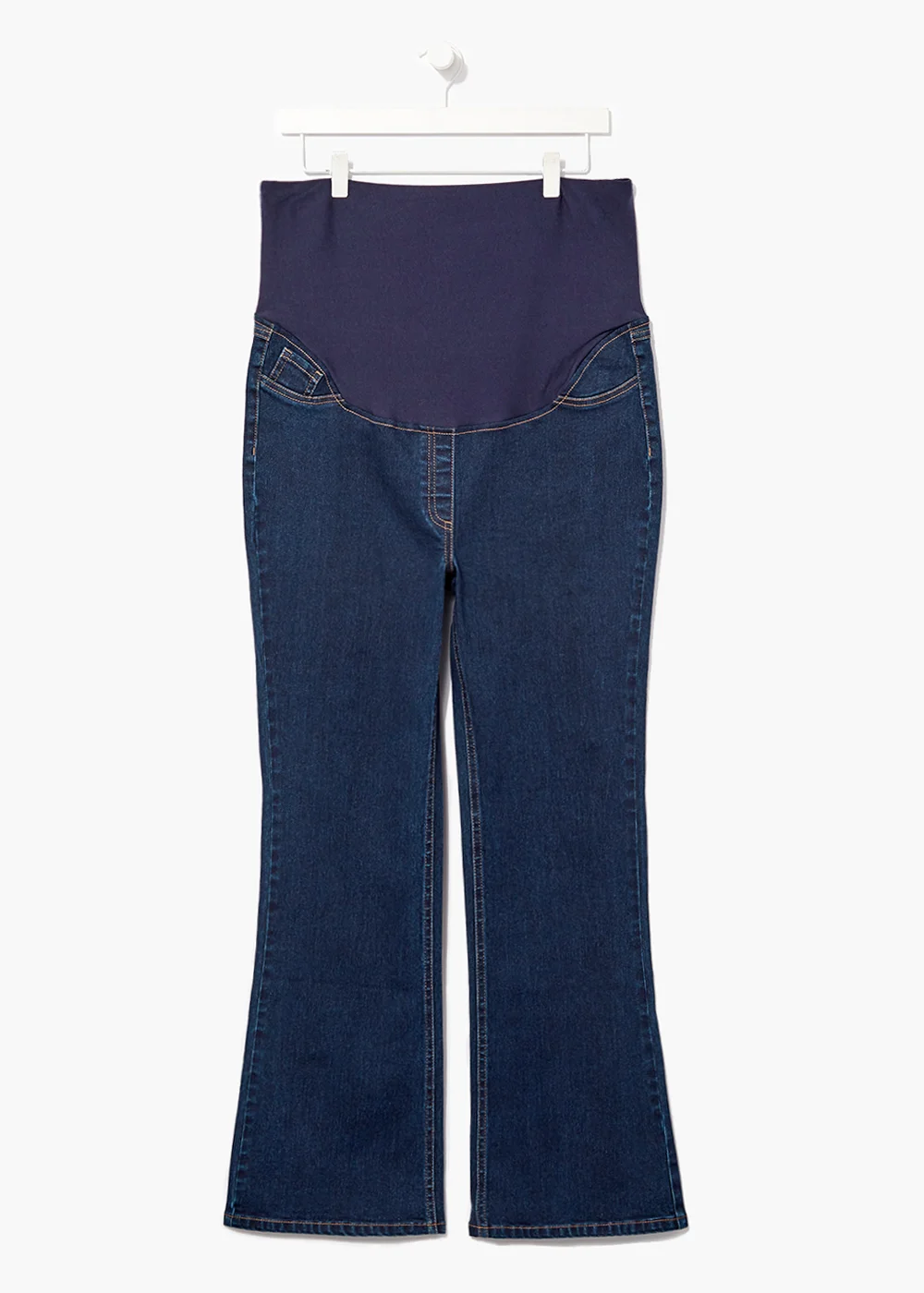 Maternity Sadie Dark Wash Over Bump Bootcut Jeans - 8 Image 1