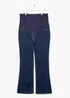 Maternity Sadie Dark Wash Over Bump Bootcut Jeans - 8 Image 1