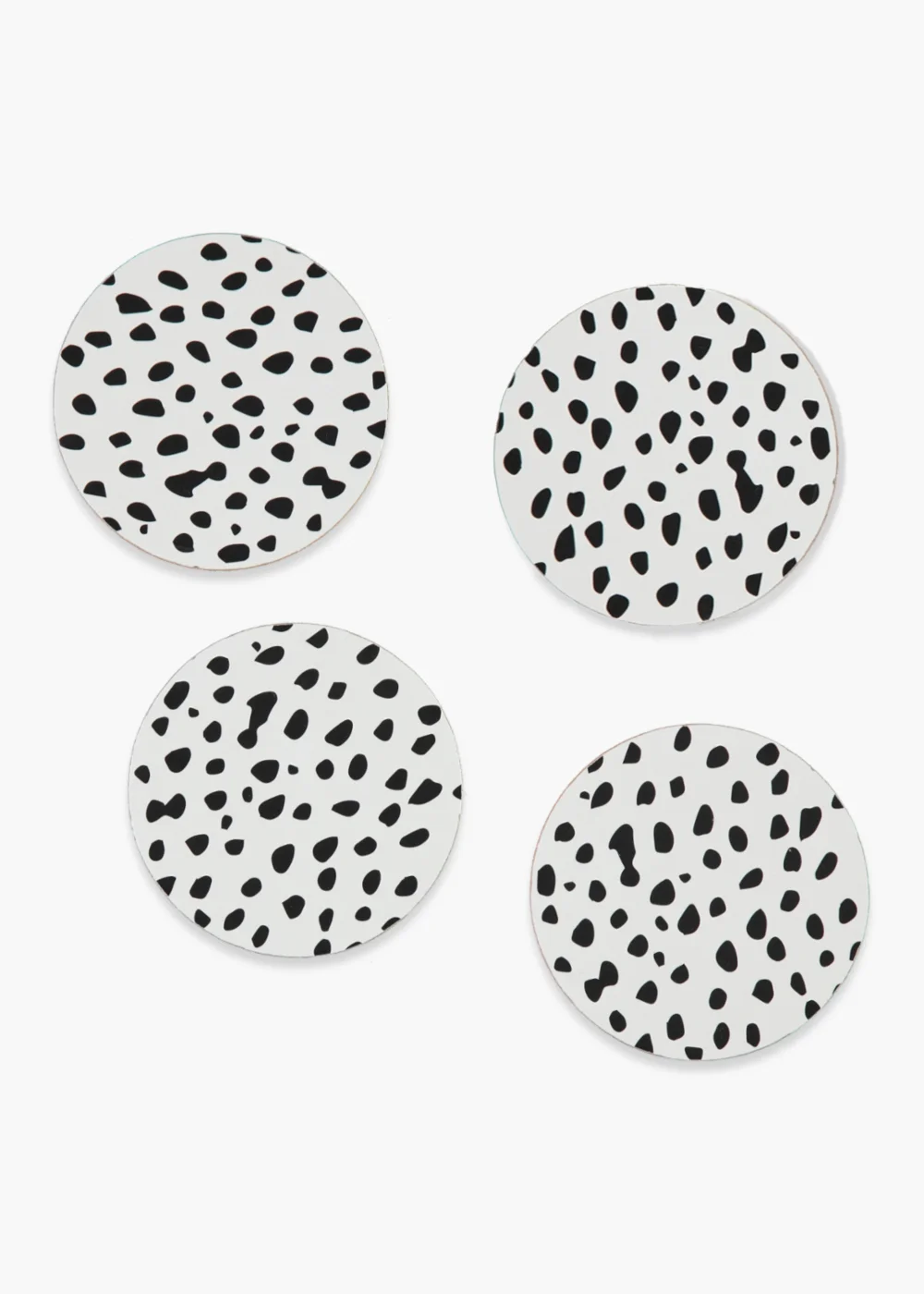 4 Pack Dalmatian Coasters (10cm) Image 1