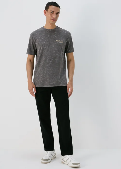 Black Straight Fit Chinos - 30 R Image 1