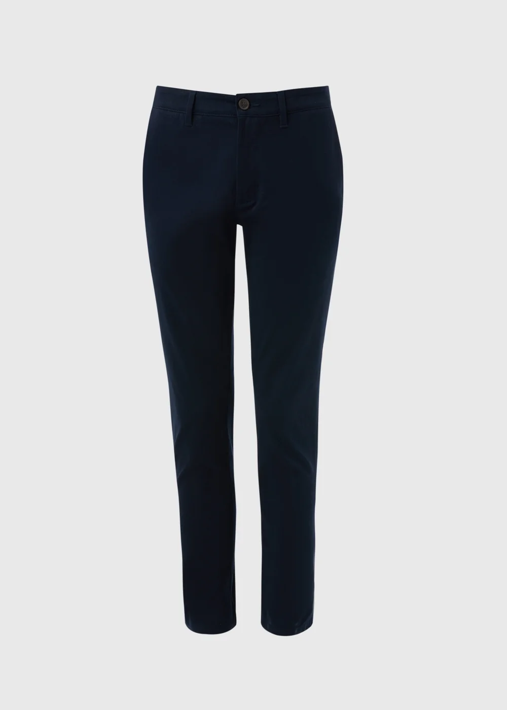 Navy Slim Fit Stretch Chinos - 30 Waist Regular Image 1