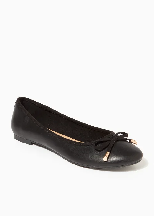 Black Ballet Flats - Size 3 Image 1