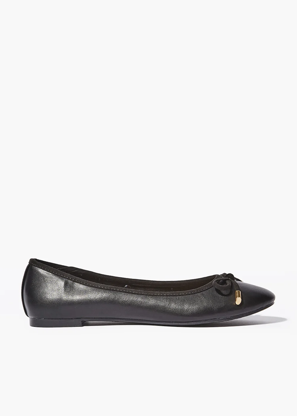 Black Ballet Flats - Size 3 Image 2