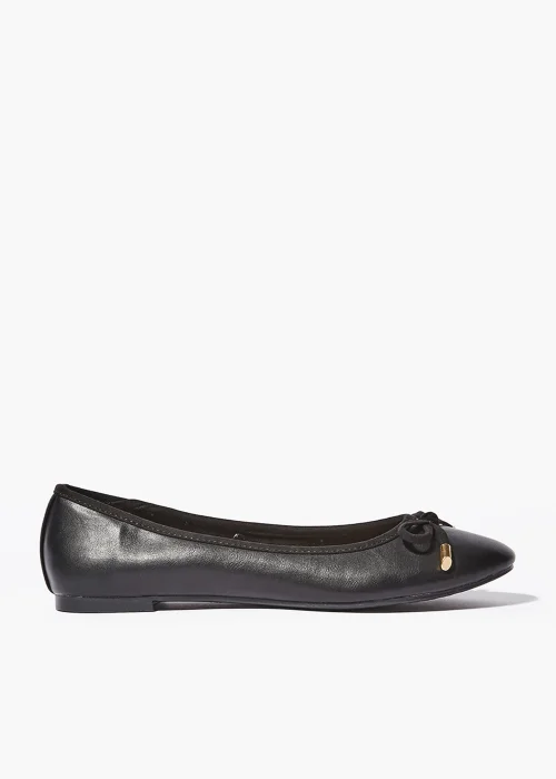 Black Ballet Flats - Size 3 Image 2