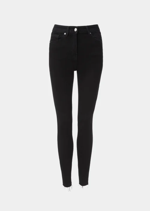 April Black Ankle Grazer Super Skinny Jeans (Long Length) - 8/L33 Image 5