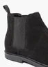 Black Suede Chelsea Boots - Size 6 Image 2