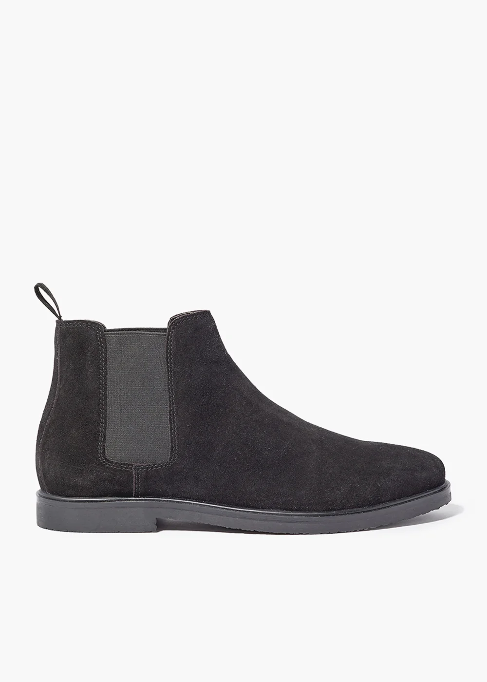 Black Suede Chelsea Boots - Size 6 Image 1