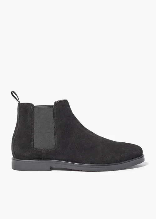 Black Suede Chelsea Boots - Size 6 Image 1