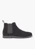 Black Suede Chelsea Boots - Size 6 Image 1
