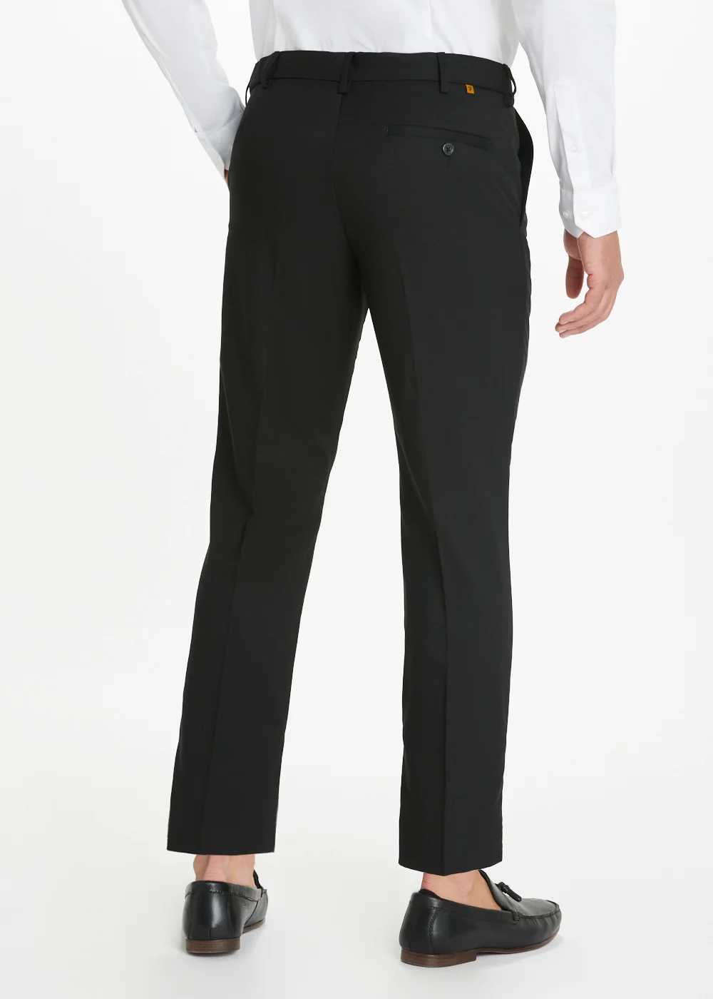 Farah Black Regular Fit Flexi Waist Trousers - 32 Waist 29 Leg Image 2