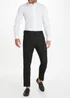 Farah Black Regular Fit Flexi Waist Trousers - 32 Waist 29 Leg Image 3