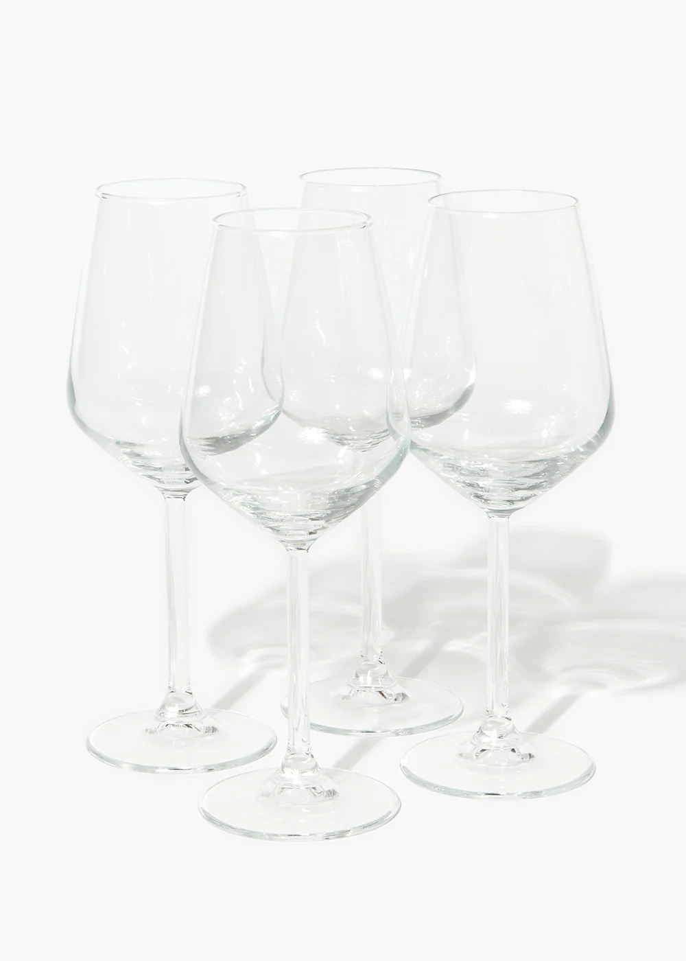 4 Pack White Wine Glasses (22cm x 8.5cm) Image 1