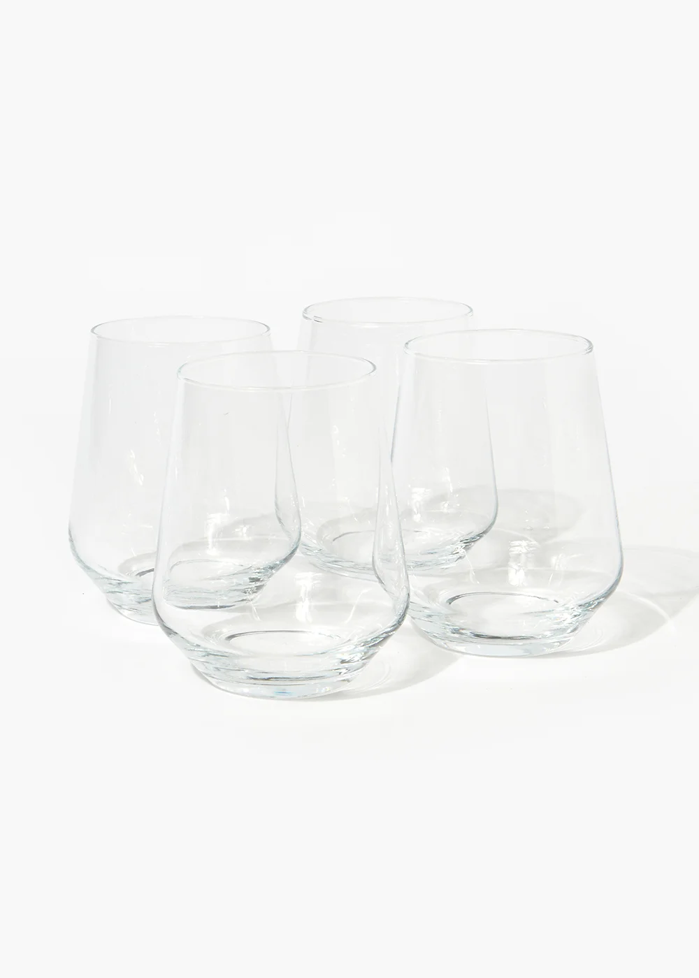 4 Pack Tumbler Glasses (10.5cm x 7.5cm) Image 1