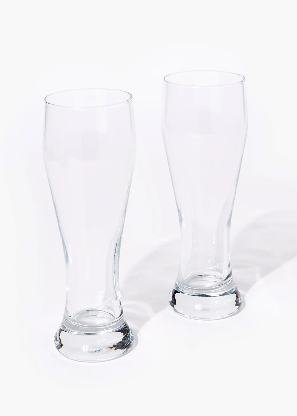 2 Pack Beer Glasses (22cm x 7.5cm) Image 1