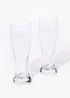 2 Pack Beer Glasses (22cm x 7.5cm) Image 1