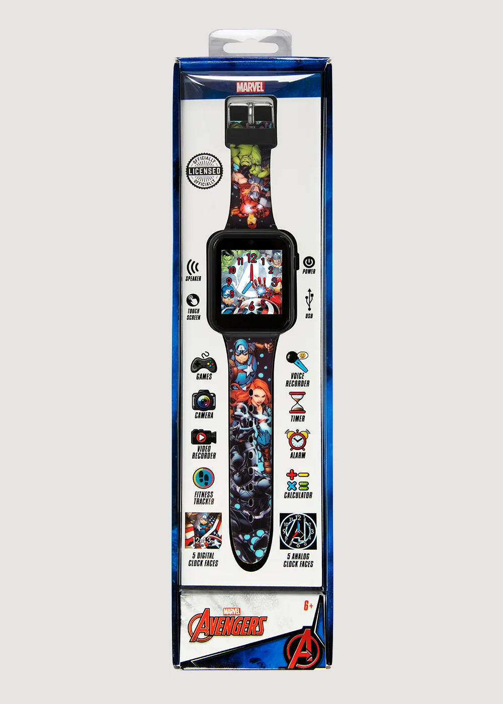 Kids Tikkers Marvel Avengers Watch (One Size) - One Size Image 2