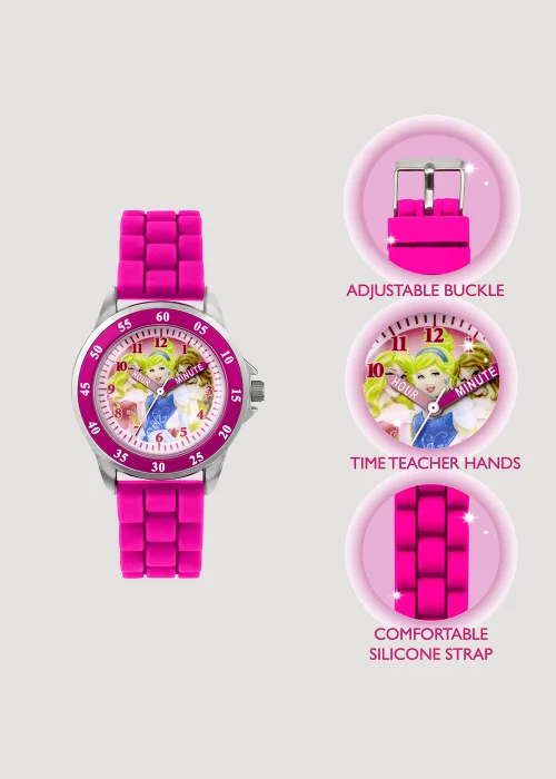 Kids Pink Disney Princess Time Teacher Watch (One Size) - One Size Image 2