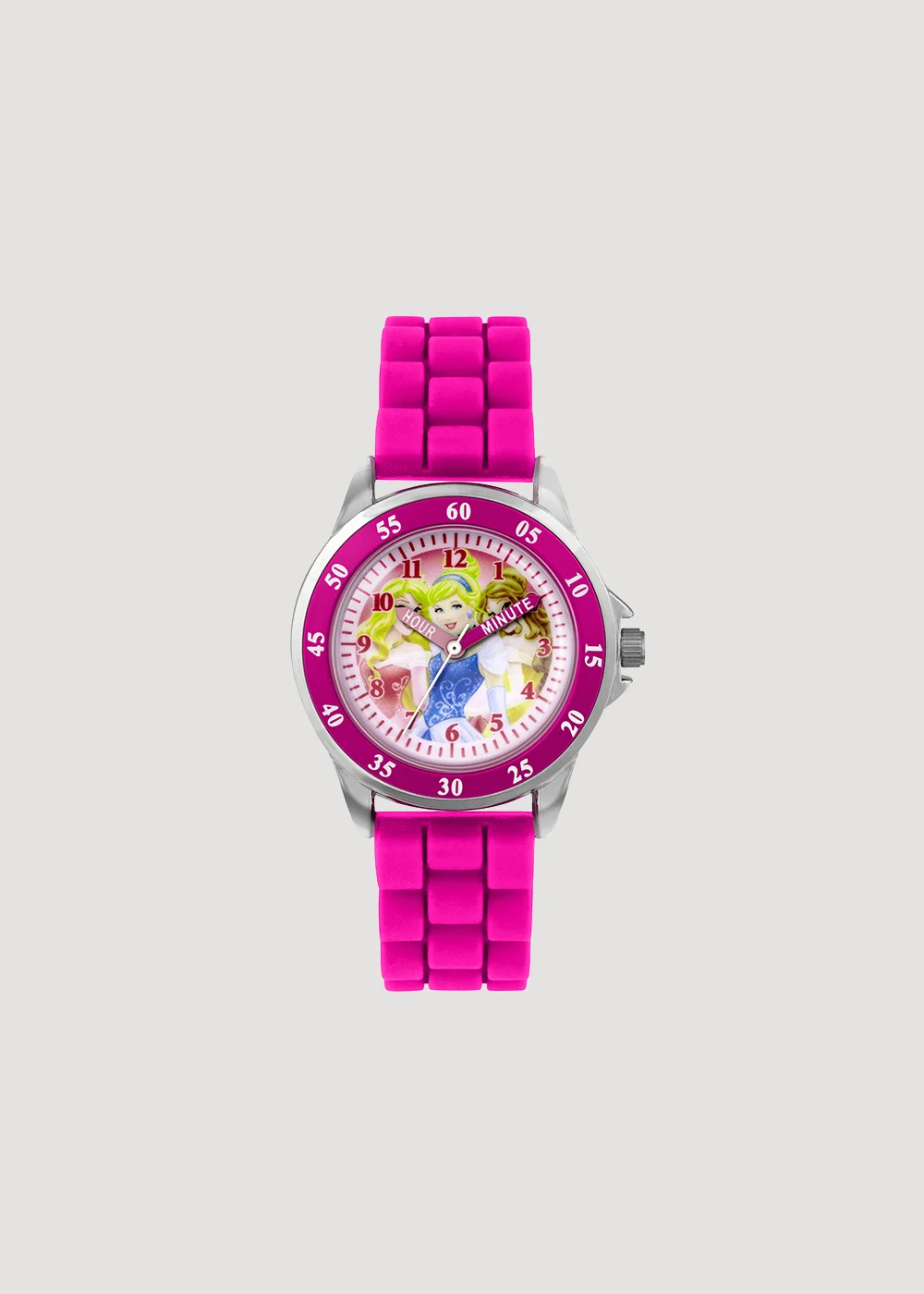 Kids Pink Disney Princess Time Teacher Watch (One Size) - One Size Image 1
