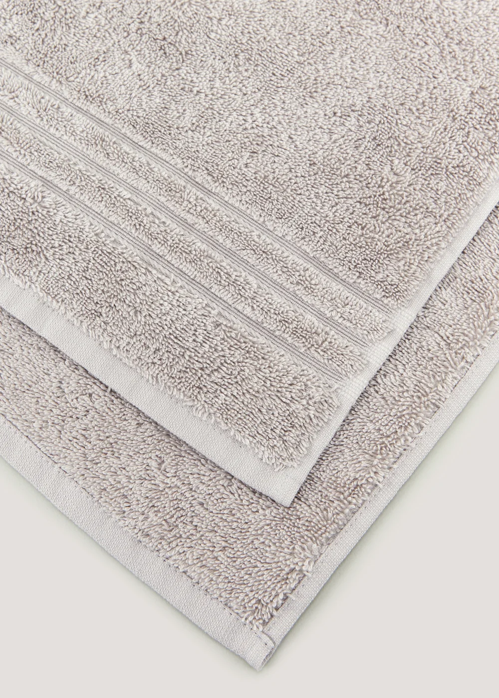 Cool Grey 100% Egyptian Cotton Towels - Hand Towel Image 3