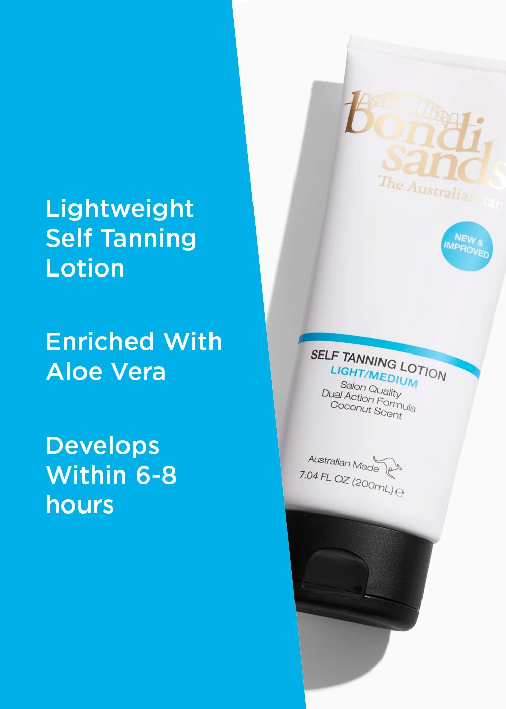 Bondi Sands Self Tanning Lotion - Light/Medium (200ml) Image 5