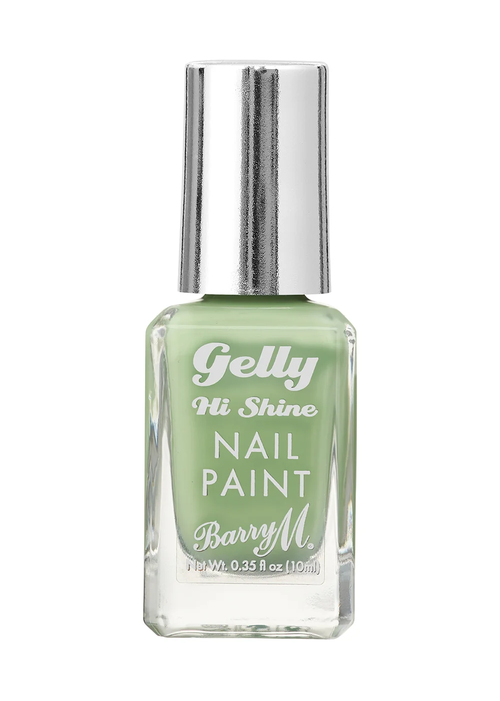 Barry M Gelly Hi Shine Nail Paint - Pistachio (10ml) Image 1