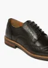 Black Leather Formal Brogues - Size 6 Image 2