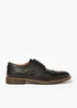 Black Leather Formal Brogues - Size 6 Image 1