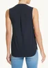 Navy Sleeveless Blouse - 8 Image 4